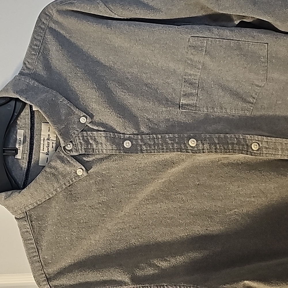 Men's button down dress shirts stretch Oxford XL Hawker and